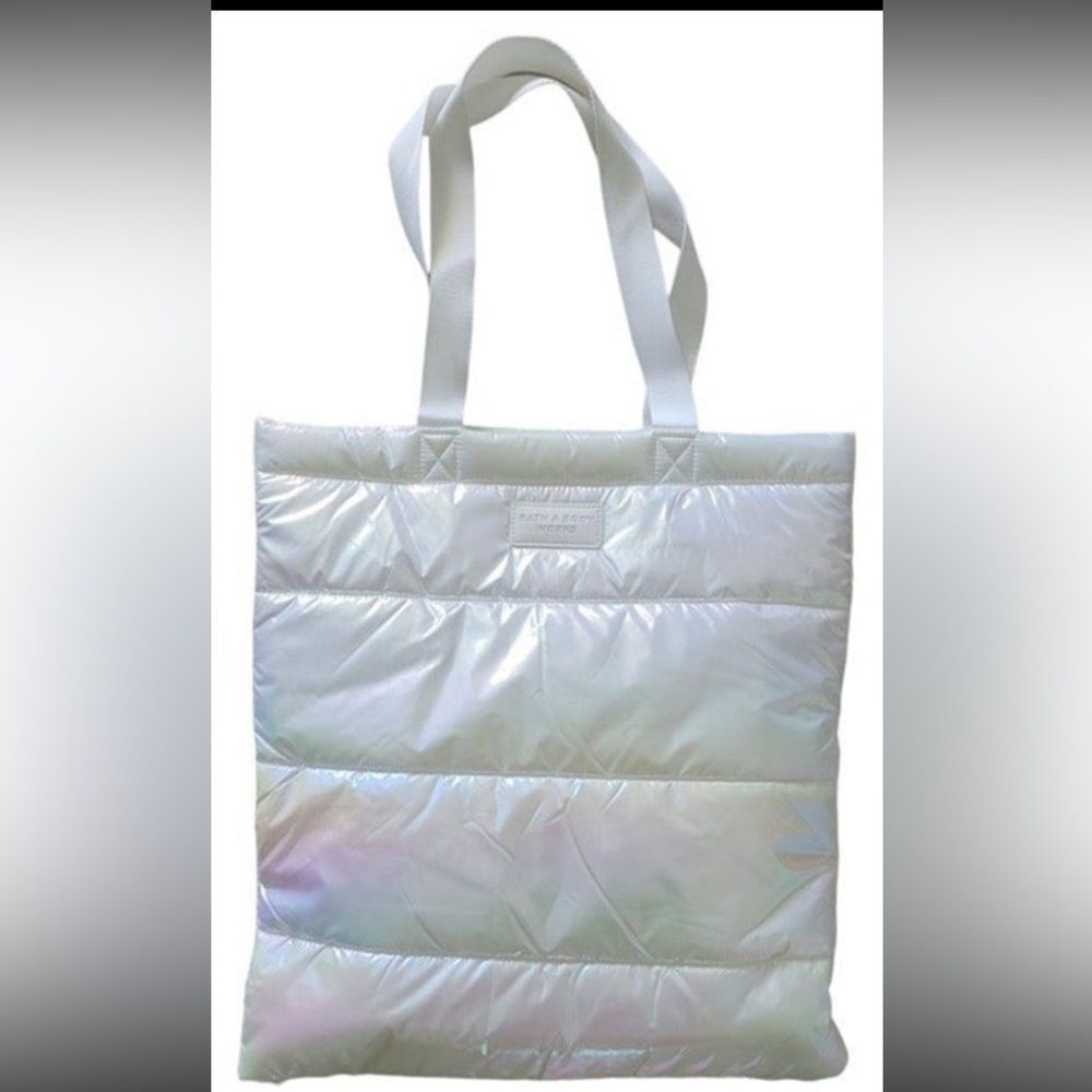 Bath & Body Works Puffed tote bag from 2023 limited edition tags on